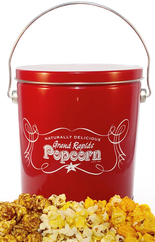 Red Popcorn Tins