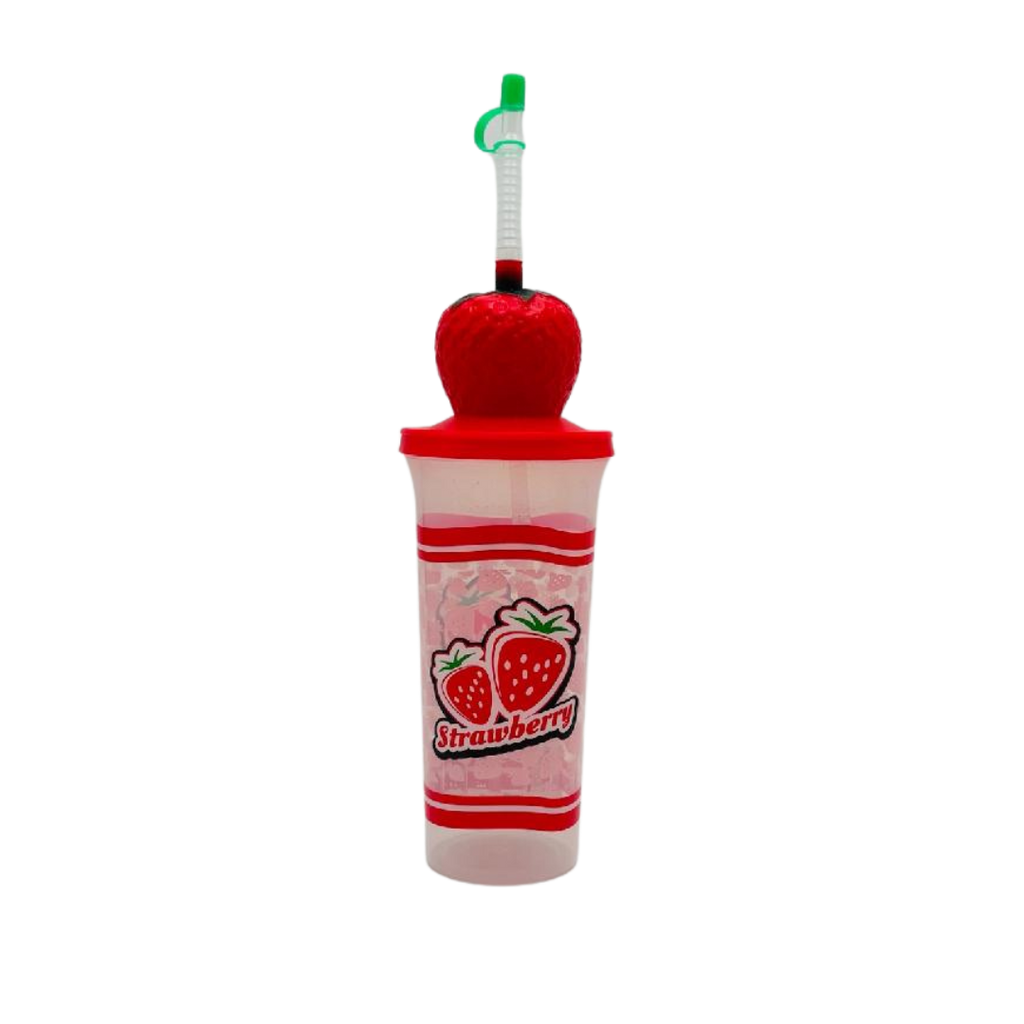 Strawberry Plastic Top Cup