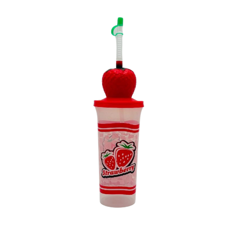Strawberry Plastic Top Cup