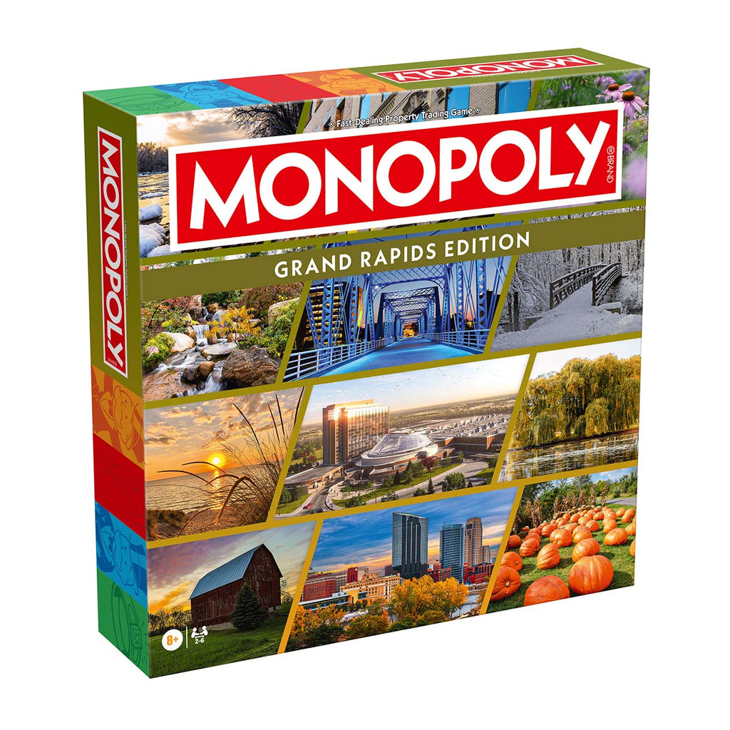 Monopoly Board Game - Grand Rapids Edition - Free 4oz Caramel Corn with each game purchase