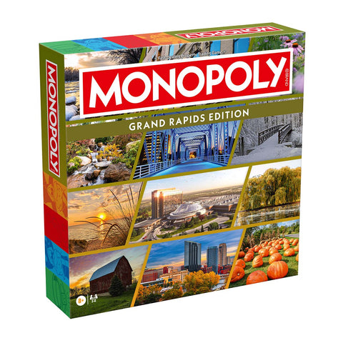 Monopoly Board Game - Grand Rapids Edition - Free 1# Caramel Corn with each game purchase