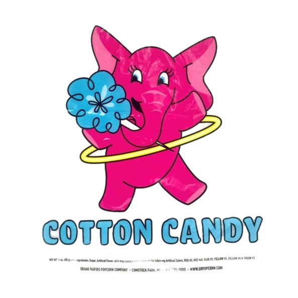 Hula Elephant Cotton Candy Bags 12 x 18