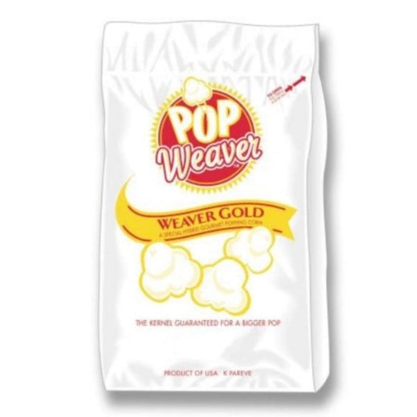 POP Weaver - Weaver Gold Popcorn Kernels - 35LB Bag - TAX FREE